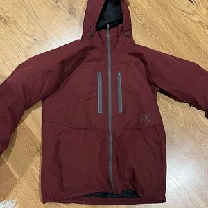 Burton AK Gore-Tex Jacket, Men’s Large, Burgundy